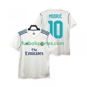 Camiseta Real Madrid Modrić 10 2017 Retro Primera Equipación